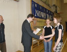 12. 04. 2011r. Nowy Targ  Małopolskie Zawody w Drużynowym Tenisie Stołowym.
