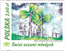 Konkurs plastyczny na projekt znaczka pocztowego „Świat oczami młodych”.