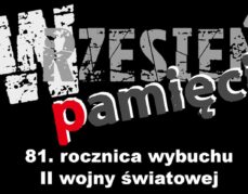 Dziś mija 81 rocznica wybuchu II wojny światowej