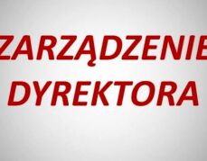  Zarządzenie w sprawie wprowadzenia procedur bezpieczeństwa epidemicznego obowiązujących od dnia 1 września 2020 r.