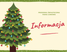 Świąteczna przerwa w nauce