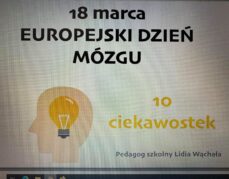 18 marca Europejski Dzień Mózgu.