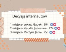 Laureaci konkursu plastycznego.