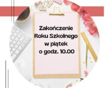 Zakończenie roku szkolnego.