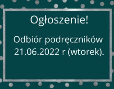 Zwrot podręczników.