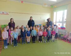 Spotkanie z panią policjant.