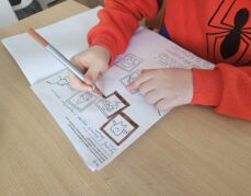 Zajęcia logopedyczne w ramach Projektu Edukacyjnego ,,Spotkania przyjaciół – edukacja przedszkolna w Gminie Limanowa”,